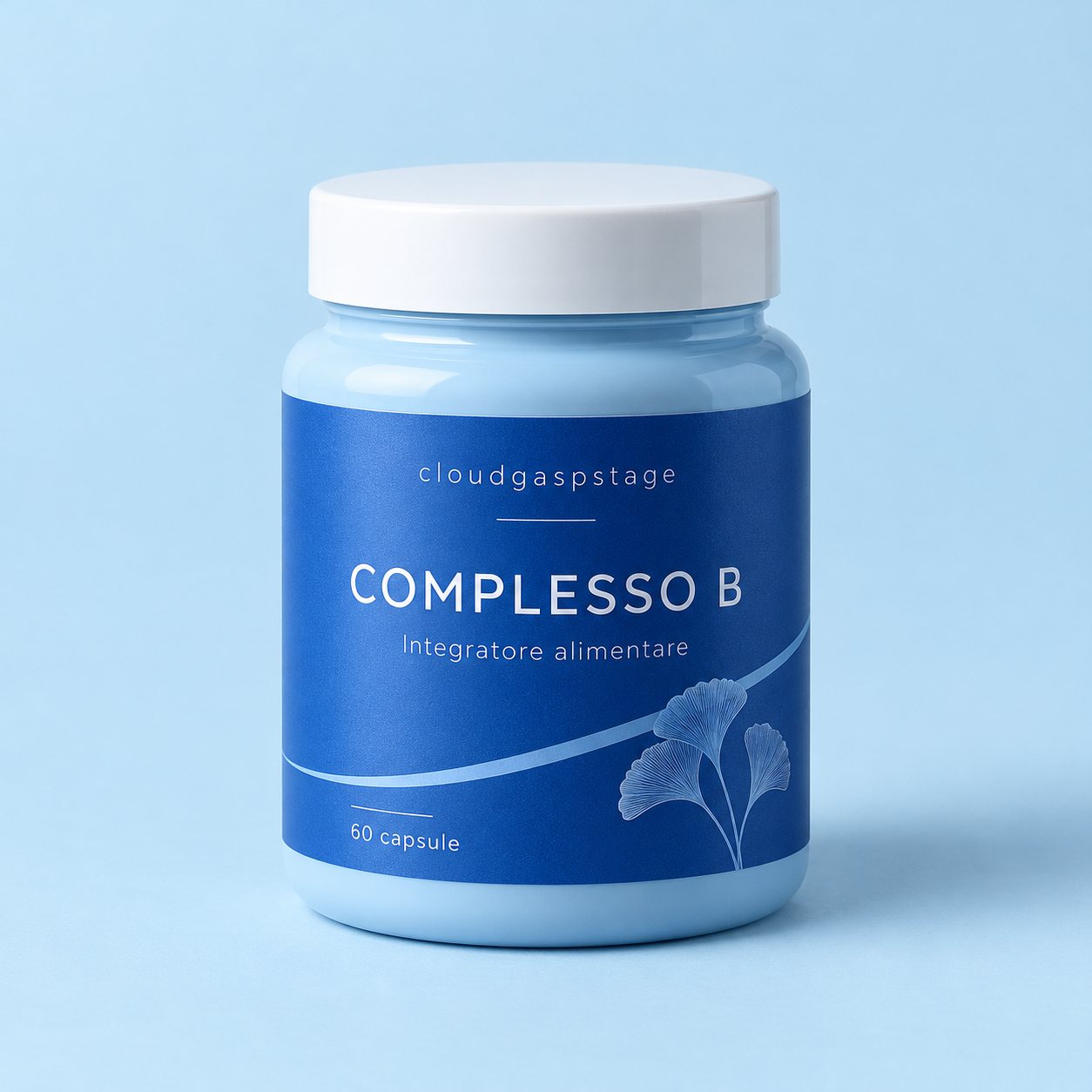 Barattolo di Complesso B, integratore alimentare, 60 capsule